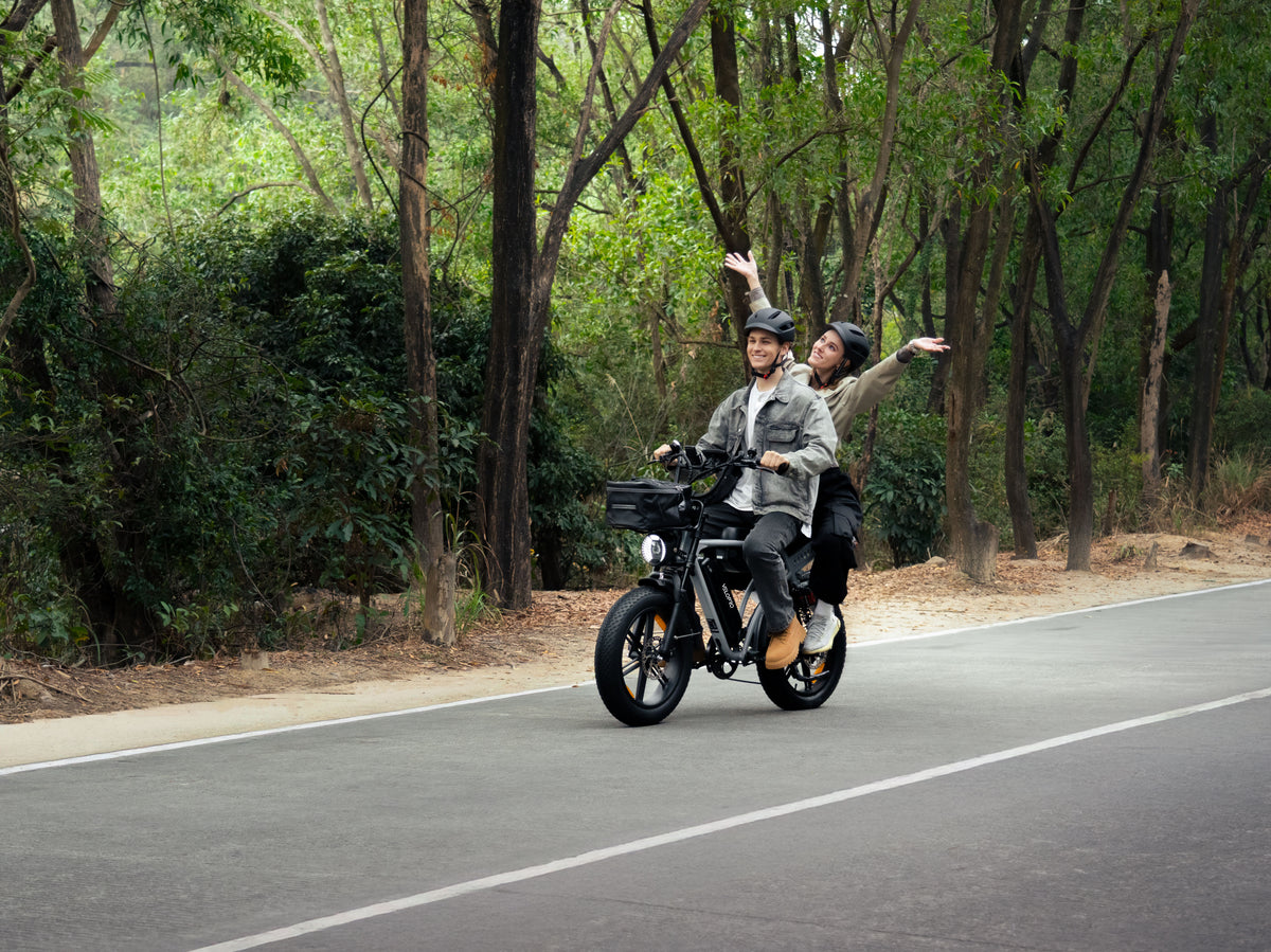 VELOPRO M9 on a forest road